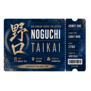 Noguchi Taikai Finland 2027 - Early Bird ticket