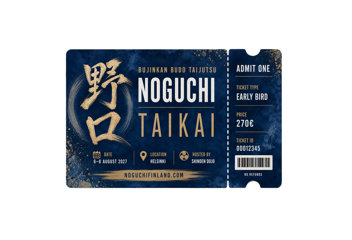 Noguchi Taikai Finland 2027 - Early Bird ticket