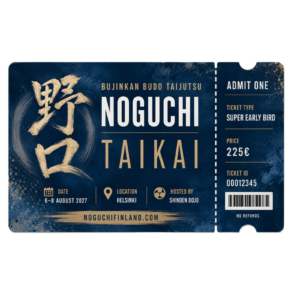 Noguchi Taikai Finland 2027 - Super-Early Bird ticket